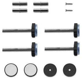 Lionelo - Cancello sicurezza TRUUS SLIM nero/marrone