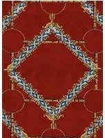 Mindthegap Carta da parati Decorative Harness - Burgundy