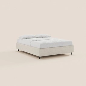 ERON letto sommier imbottito con vano contenitore in tessuto impermeabile certificato Oeko-Tex