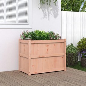 Fioriera Da Giardino 90x50x70 Cm İn Legno Massello Di Douglas /