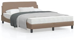 Giroletto Con Testiera Cappuccino 140x200 Cm İn Similpelle /