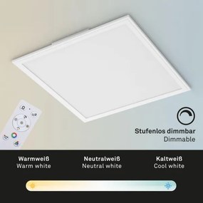 Briloner 7152-016-LED RGB Pannello fisso dimmerabile COLOUR LED/24W/230V 3000-6500K+RC