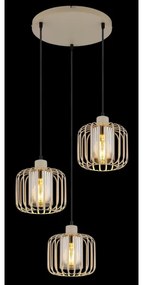 Globo 15758-3H - Lampada a sospensione con cavo ALFRED 3xE27/40W/230V