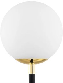 Argon 7072 - Lampada da tavolo FERRONE 2xE14/7W/230V nero/bianco/oro