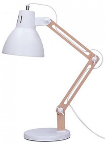 Solight WO57-W − Lampada da tavolo FALUN 1xE27/25W/230V bianco