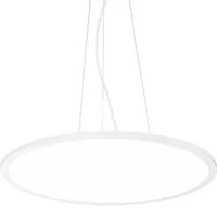 Sospensione Moderna Fly Slim Alluminio-Plastiche Bianco Led 53W 4000K D60Cm