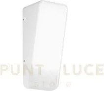 Applique led coupe bianco in alluminio 14w 1950lm 3000k ip65 380x23...