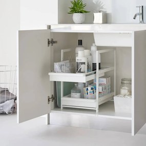 Ripiano aggiuntivo bianco in metallo 30x42 cm Tower – YAMAZAKI