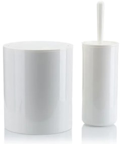 Set da bagno CARMEN 5 pz bianco