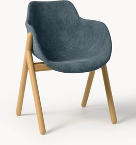 Sedia con braccioli imbottita Carmi