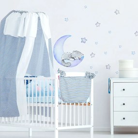 Adesivi murali blu per bambini Magic Cat - Ambiance