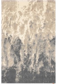 Tappeto in lana grigio-beige 170x240 cm Niagara graphite - Agnella
