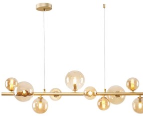 Lampadario Glamour Fenix oro 10x G9 NOVECENTO