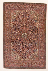 Sarouk Tappeto 210x140 (Iran) Annodato A Mano
