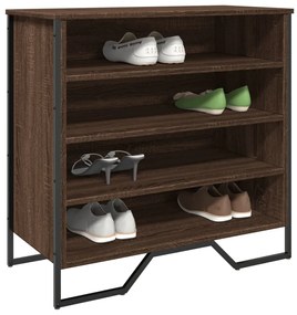 Scarpiera Rovere Marrone 80x38x78 Cm İn Truciolato /