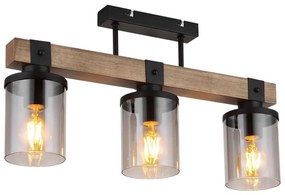 Globo 15555-3D - Lampadario a plafone LILA 3xE27/60W/230V