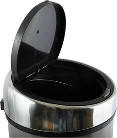 Cestino per la spazzatura grigio tortora in acciaio touch 30 l – MSV