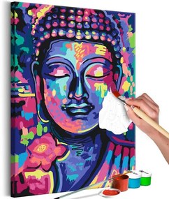Quadro fai da te Buddha's Crazy Colors