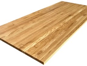 Pannello massello in legno di rovere irlandese, 1° scelta L 90 x 150 cm x Sp 30 mm