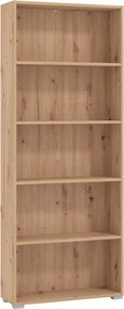 MADDIE - libreria cinque ripiani moderno minimal in legno