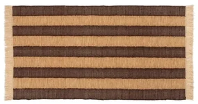 Ives Tappeto 80x140 Tan/Chocolate - Ferm Living