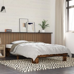 Giroletto Rovere Fumo 90x190 Cm İn Legno Multistrato E Metallo /