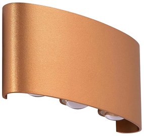 Azzardo AZ3485 - Applique a LED da esterno GINNA LED/6W/230V IP54