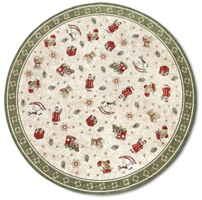 Tappeto rotondo verde natalizio in cotone ø 160 cm Toy's Delight Green Christmas - Villeroy&amp;Boch