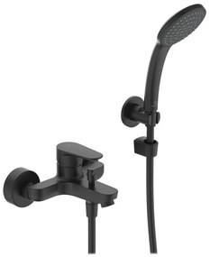 Ideal Standard Cerafine O Bc706xg Miscelatore Vasca Doccia A 2 Vie Con Deviatore Con Doccetta Supporto E Flessibile 150 Cm Nero