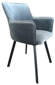 Sedia da pranzo AMELIA grigio