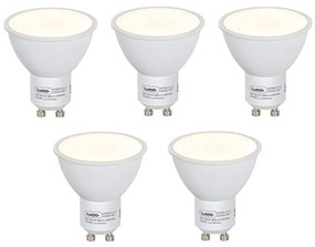 Set di 5 Lampada LED GU10 sensore chiaro-scuro 5W 380 lm 3000K