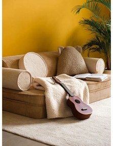 Divano per bambini marrone con rivestimento in velluto a coste 132 cm Settee – Wigiwama