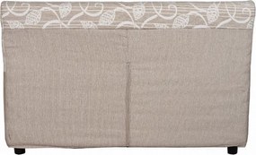 Divano 2 posti in tessuto sfoderabile 150 cm PANAMA Beige Chiaro
