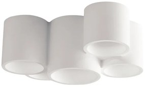 Plafoniera design Banjie bianco IP20, 3XGU10 INSPIRE