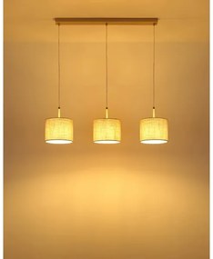 Globo 15968-3H - Lampadario sospeso con cavo DELEON 3xE27/40W/230V