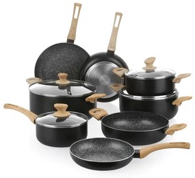 Batteria 12 pezzi medium Black Stone