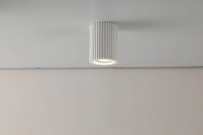 Plafoniera LED GU10 e GU5.3 in Gesso Pitturabile Rotonda Ø70x90mm