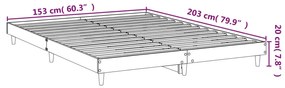 Giroletto Bianco 150x200 cm in Legno Multistrato