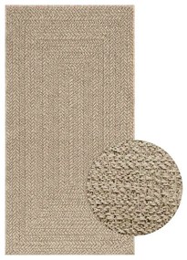 Tappeto Zızur Beige 80x150 Cm Aspetto Iuta Interni Ed Esterni /