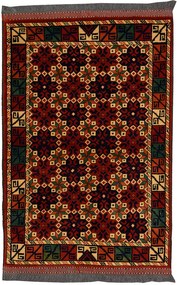 Afghan Tappeto orientale 100 x 150 Rosso (Afghanistan) Annodato A Mano