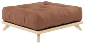 Poggiapiedi Natural Clear/Clay Brown Senza - Karup Design