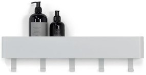 Mensola da bagno in acciaio a parete bianca Multi - Spinder Design