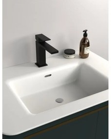 Sapho - Rubinetto del lavandino CUBEMIX 15,3 cm opaco nero