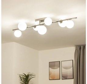 Brilagi - Lampadario a plafone LED MILLA 7xG9/3W/230V cromo lucido/bianco
