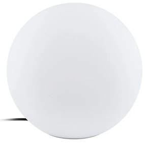 Lampada Contemporanea Da Esterno Monterolo-Z Media 1 Luce Plastica Bianco