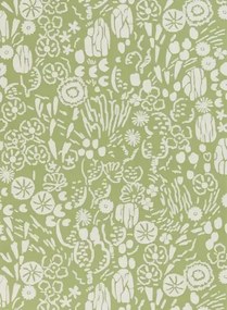 Farrow & Ball Carta da parati Atacama - Yeabridge Green/ Clunch