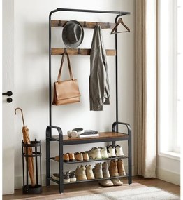 Appendiabiti a piantana NAVOR marrone/nero