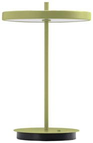 Lampada da tavolo LED verde in metallo con paralume in metallo (altezza totale 31 cm) Asteria Move – UMAGE