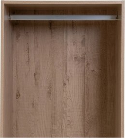 Amardio componibile di colore naturale con effetto rovere a giorno 60x180x45 cm Modular – Casa Selección