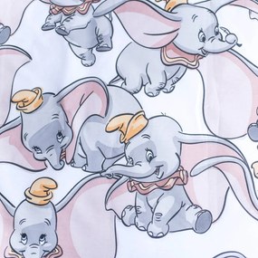 Set copripiumino e federa da bambini bianco/grigio in cotone per culla 100x135 cm Dumbo "Dots" – Jerry Fabrics